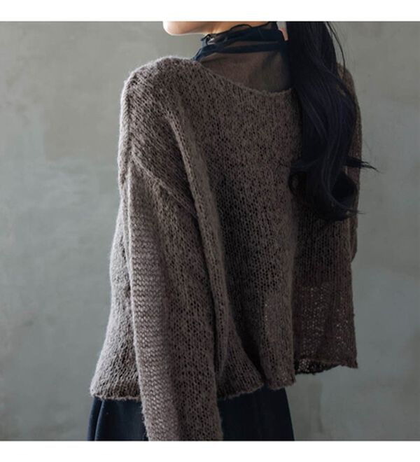 RANAN（ラナン）の「モヘアライクローゲージニット（ニット・セーター）」｜詳細画像