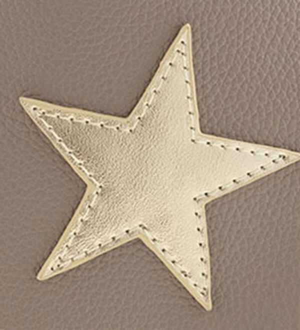 BELLUNA（ベルーナ）の「きらめく星モチーフ手提げバッグ（ハンドバッグ）」｜詳細画像