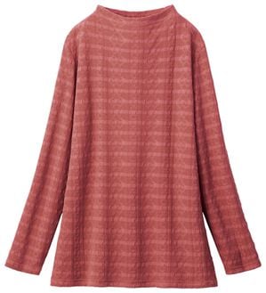 ルフラン（ルフラン）の「ジャカード柄プルオーバー（カットソー）」｜コーラル