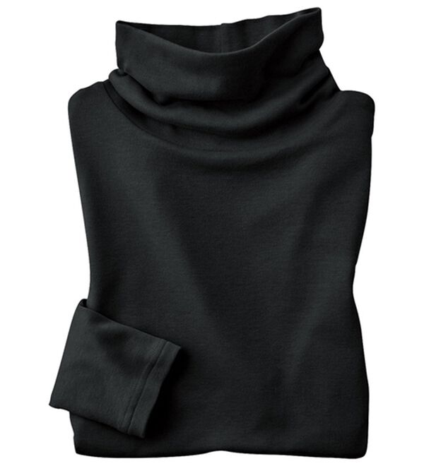 「【５色組】吸湿発熱　素肌よろこぶ綿１００％タートルネックインナー（肌着・インナーウェア）」｜詳細画像