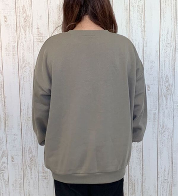 A HAPPY MARILYN（アハッピーマリリン）の「【Ｌ～８Ｌ】【ハピぽか裏起毛】２デザインから選べるロゴトレーナー 毛玉になりにくい（トレーナー・スウェット）」｜詳細画像