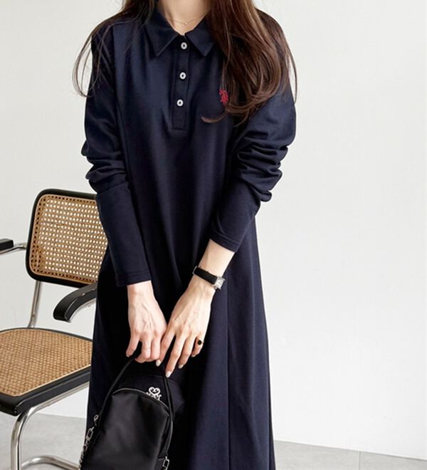 ポロ衿カットソーワンピース ポロ衿カットソーワンピース | JILL by JILL STUART（ジル バイ