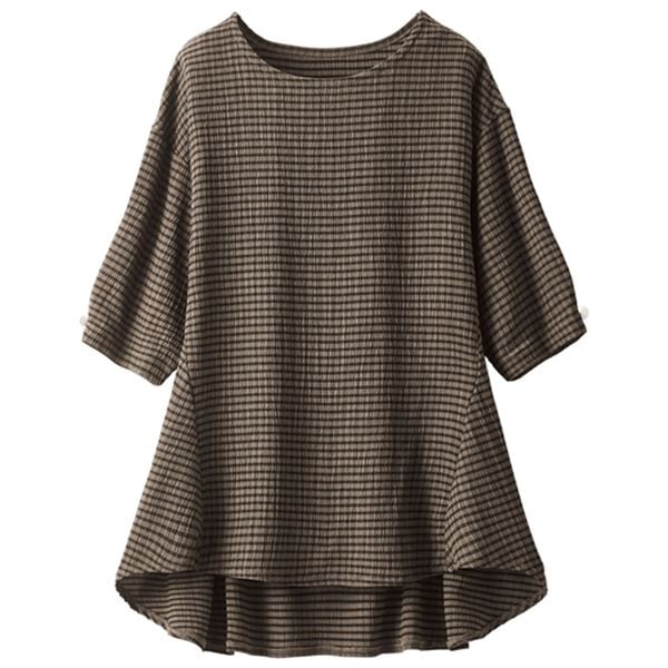 ルフラン（ルフラン）の「【３色組】切替フレアチュニック（チュニック）」｜詳細画像