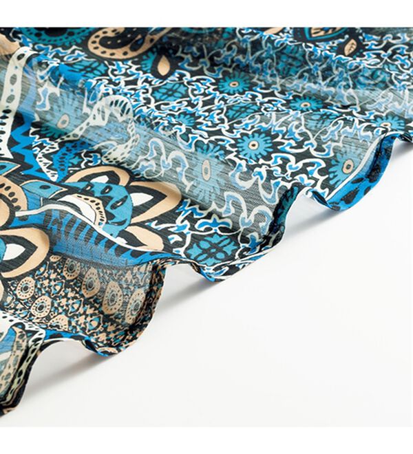 ルフラン（ルフラン）の「シフォンプリントチュニック＜ルーゼリア＞（チュニック）」｜詳細画像