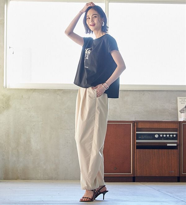 RANAN（ラナン）の「ひんやり！カーブパンツ（フルレングスパンツ）」｜詳細画像