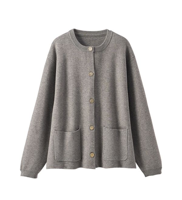 L'Appartement カシミアWOOL 金ボタンカーディガン L'Appartement カシミアWOOL 金ボタンカーディガン-ウエサコ