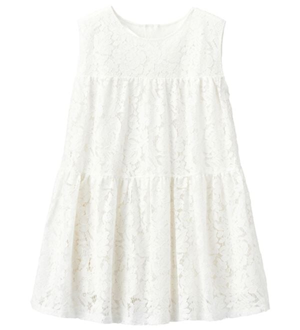 RANAN（ラナン）の「レースティアードチュニック（チュニック）」｜ホワイト