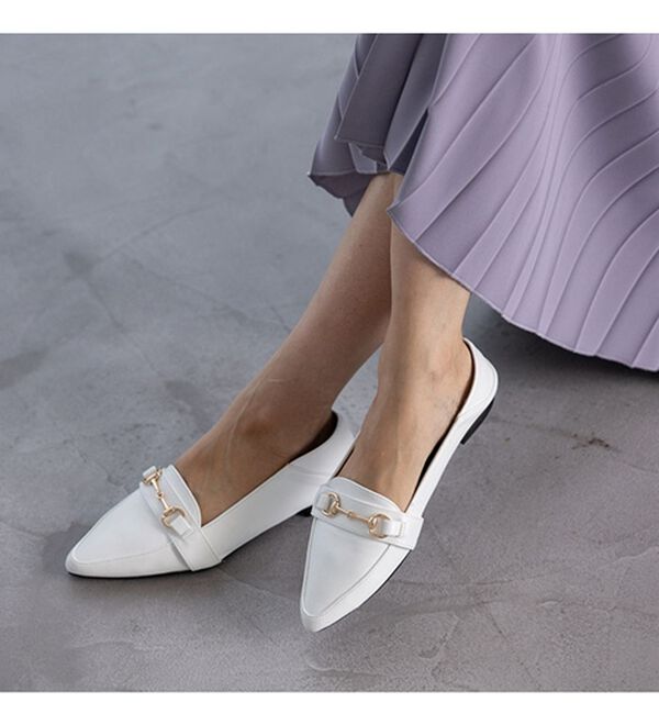 GeeRA（ジーラ）の「選べる！ビットローファー（ポインテットトゥ）（パンプス）」｜詳細画像