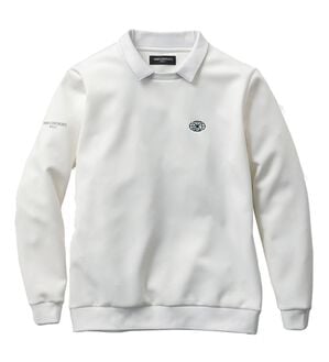 「＜トランスコンチネンツゴルフ＞伸感覚！技ありポロトレーナー（メンズトレーナー）」｜ホワイト