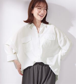 Viola e Viola（ヴィオラ エ ヴィオラ）の「ゆるシルエットシャツ（シャツ）」｜オフ