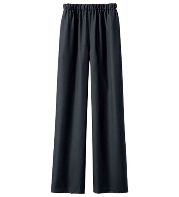 BELLUNA（ベルーナ）の「花粉が付きにくい！静電防止ドレープパンツ（フルレングスパンツ）」｜詳細画像