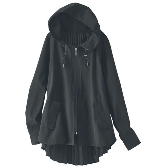 BELLUNA（ベルーナ）の「バックプリーツデザインブルゾン（ブルゾン）」｜ブラック