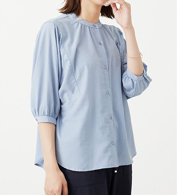 BELLUNA（ベルーナ）の「袖切替ドルマンデザインブラウス（ブラウス）」｜詳細画像