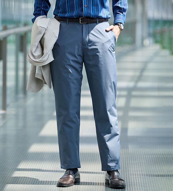 「＜アーノルド　パーマー＞進化系！すっきりハイブリッドダウンパンツ（メンズフルレングスパンツ）」｜詳細画像