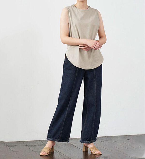 RANAN（ラナン）の「＜BC＞綿100％ひんやりタンクトップ（カットソー）」｜詳細画像