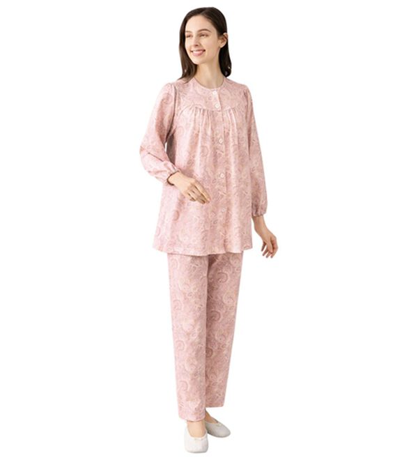 「【２着組】日本製　なが～く使えるくつろぎパジャマ（パジャマ・ルームウェア）」｜詳細画像