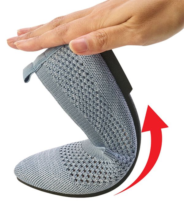 「洗える！軽っとふんわりニットシューズ（フラットシューズ）」｜詳細画像