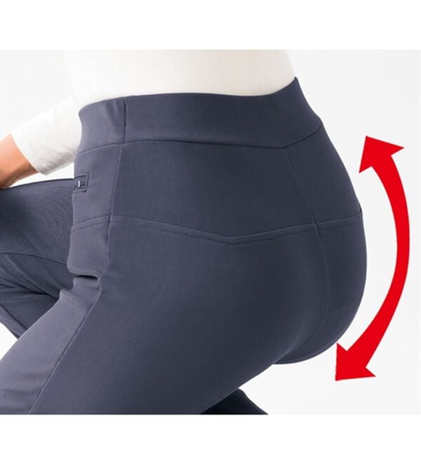 ルフラン（ルフラン）の「【２本組】ファスナーデザインストレッチパンツ（フルレングスパンツ）」｜詳細画像