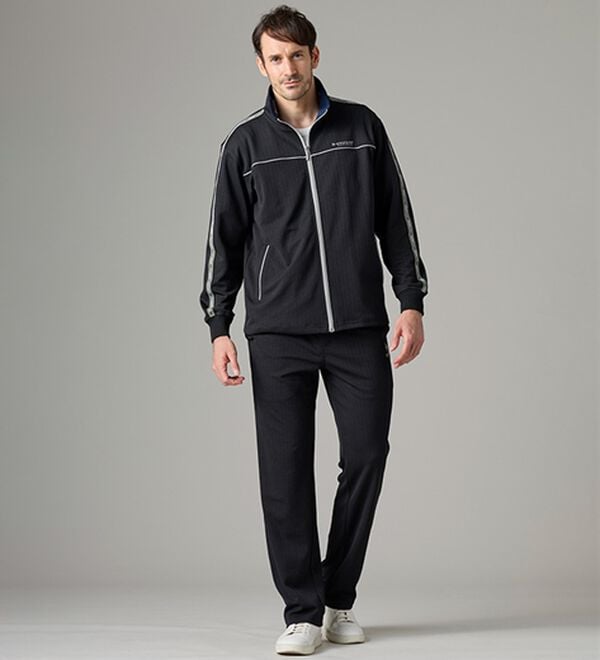 「＜ダンロップ・リファインド＞新オールシーズン活躍ジャージスーツ（メンズルームウェア）」｜詳細画像