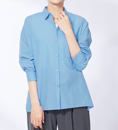 BELLUNA（ベルーナ）の「ベーシックデザインオーバーサイズシャツ（シャツ）」