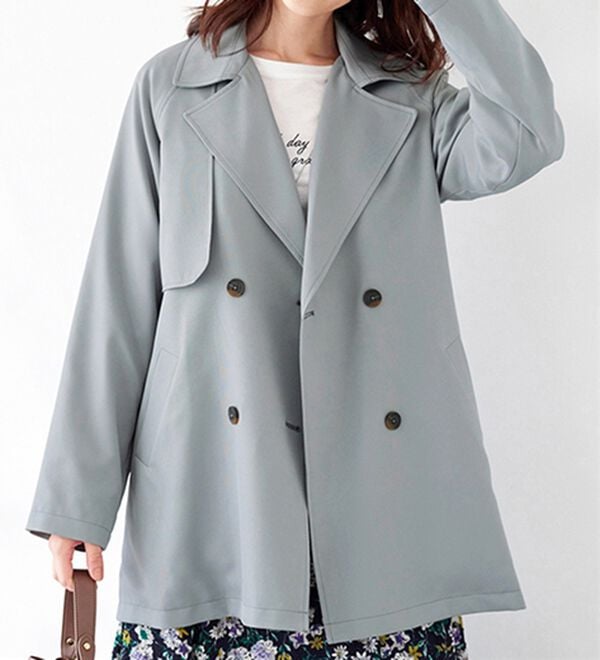 BELLUNA（ベルーナ）の「花粉対策！ライナー付ミドル丈トレンチコート（ハーフコート）」｜詳細画像