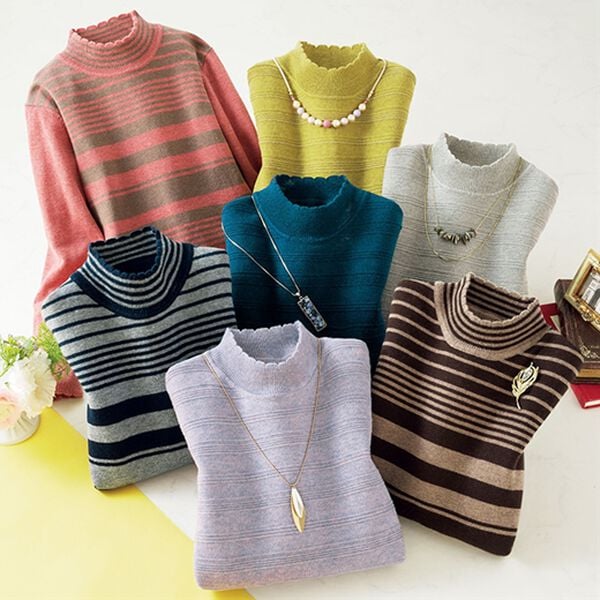 ルフラン（ルフラン）の「洗えるウール混ふんわりセーター（ニット・セーター）」｜詳細画像