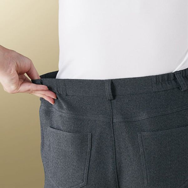 BELLUNA（ベルーナ）の「ミセスの為の蓄熱保温素材美脚ストレートパンツ（フルレングスパンツ）」｜詳細画像