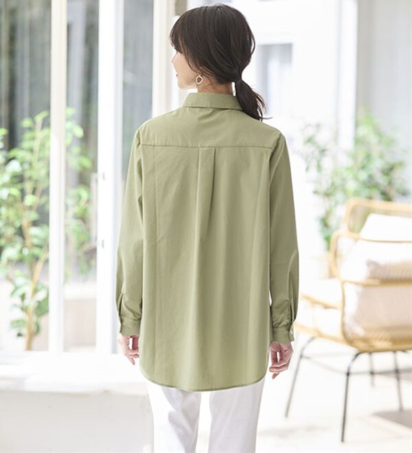 BELLUNA（ベルーナ）の「アイロンいらずの形態安定シャツ（シャツ）」｜詳細画像