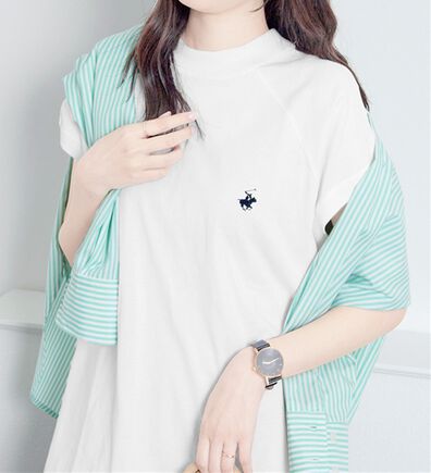 Viola e Viola（ヴィオラ エ ヴィオラ）の「【ビバリーヒルズポロクラブ】ワイドスリーブＴシャツ（Tシャツ）」