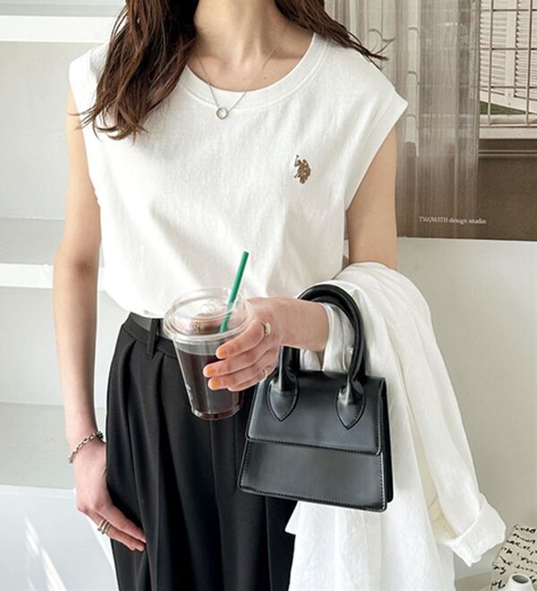 GeeRA（ジーラ）の「【Ｕ．Ｓ．　ＰＯＬＯ　ＡＳＳＮ．】ノースリＴシャツ（タンクトップ・キャミソール）」｜詳細画像