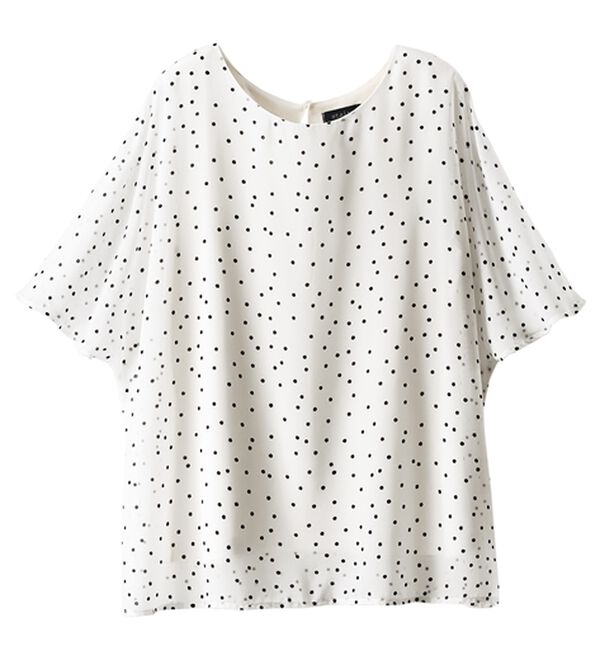 BELLUNA（ベルーナ）の「シフォン素材ドルマンデザインブラウス（ブラウス）」｜詳細画像