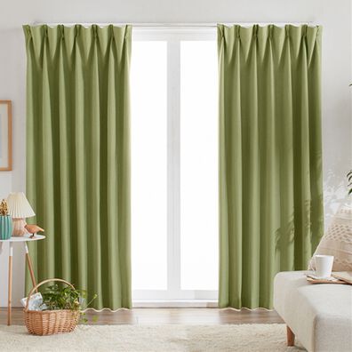 iellio（イエリオ）の「１００％遮光・断熱保温・防音・天然素材風カーテン（ドレープカーテン）」