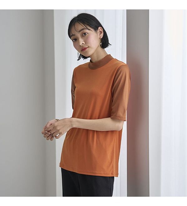 BELLUNA（ベルーナ）の「脱Ｔシャツ！チュールデザイントップス（カットソー）」｜詳細画像