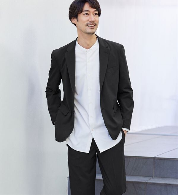 REMEN'S（リメンズ）の「【接触冷感】楽ちんセットアップ（ビジネススーツ）」｜詳細画像