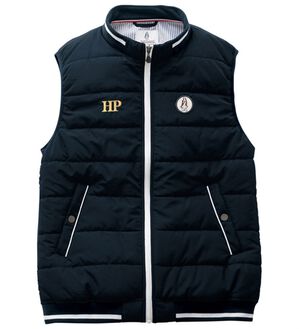 「＜ハッシュパピー＞ワッペン使い快適スポーティベスト（メンズベスト）」｜詳細画像