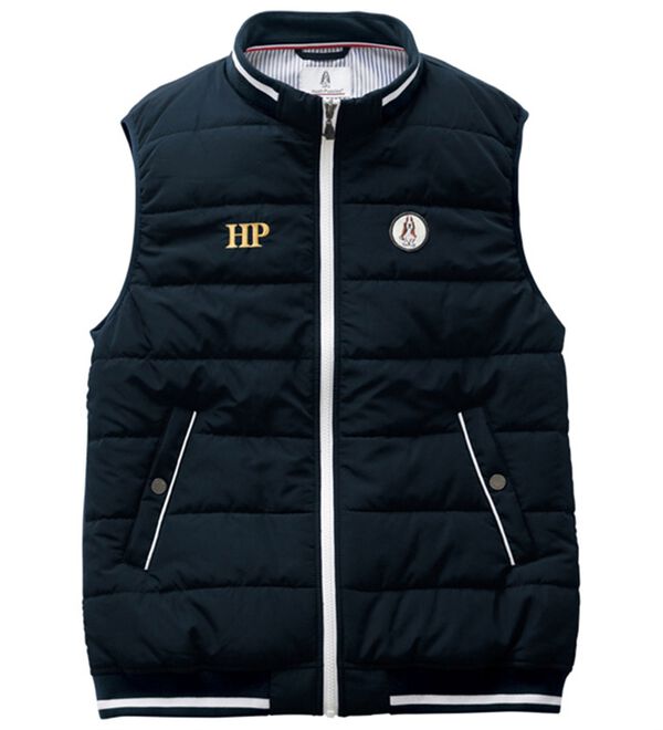 「＜ハッシュパピー＞ワッペン使い快適スポーティベスト（メンズベスト）」｜詳細画像