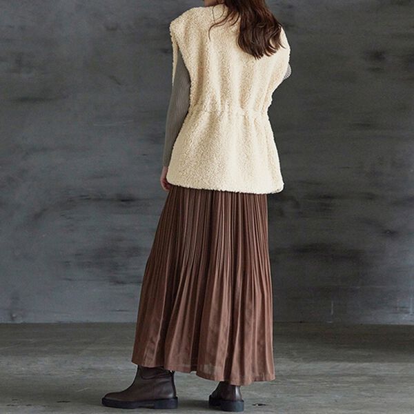 RANAN（ラナン）の「ウールライクボアベスト（ベスト）」｜詳細画像