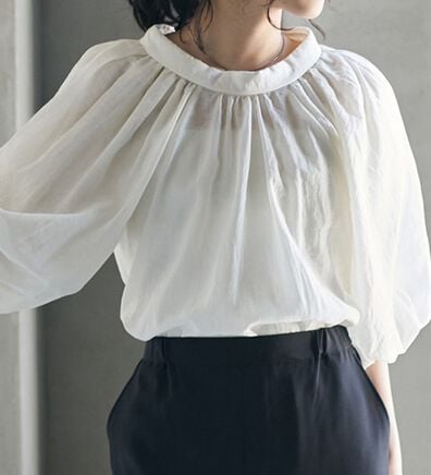 RANAN（ラナン）の「バルーンスリーブブラウス（ブラウス）」