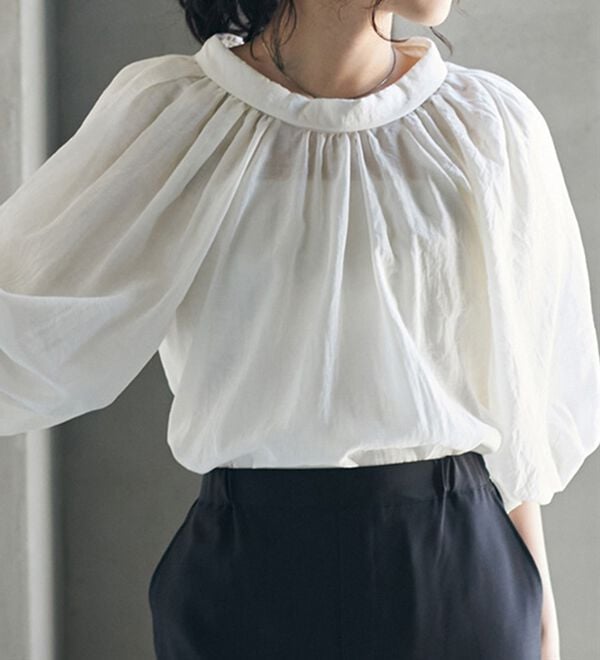 RANAN（ラナン）の「バルーンスリーブブラウス（ブラウス）」｜詳細画像