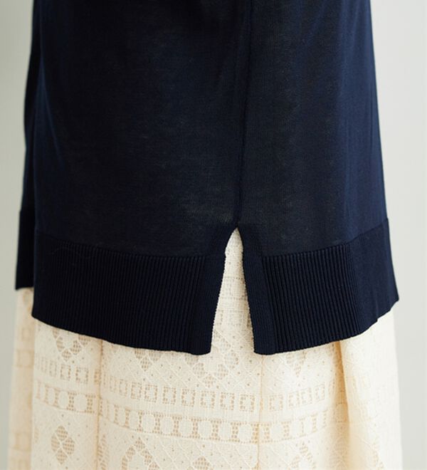 BELLUNA（ベルーナ）の「【快適Ｌａｂ．】シャリ冷！洗える多機能ニットカーディガン（ニットカーディガン）」｜詳細画像