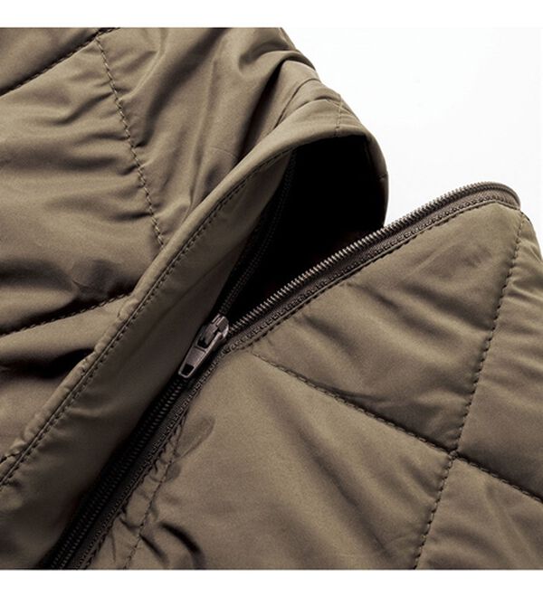 VINNO（ヴィノ）の「２ＷＡＹ袖付キルティングジレコート（中わたコート・ベスト）」｜詳細画像