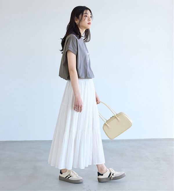 BELLUNA（ベルーナ）の「ひんやリッチコットン大人のゆったりドルマンＴシャツ（カットソー）」｜詳細画像