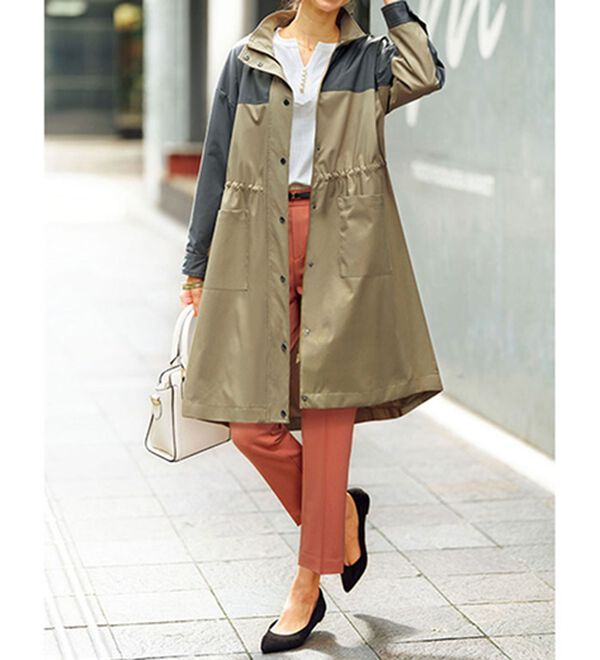 BELLUNA（ベルーナ）の「春に嬉しい機能付ロングマウンテンパーカー（ハーフコート）」｜詳細画像