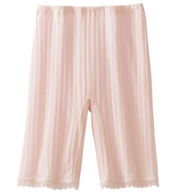 「【３色組】麻入りさらさら３分丈ボトム（ショーツ）」｜詳細画像