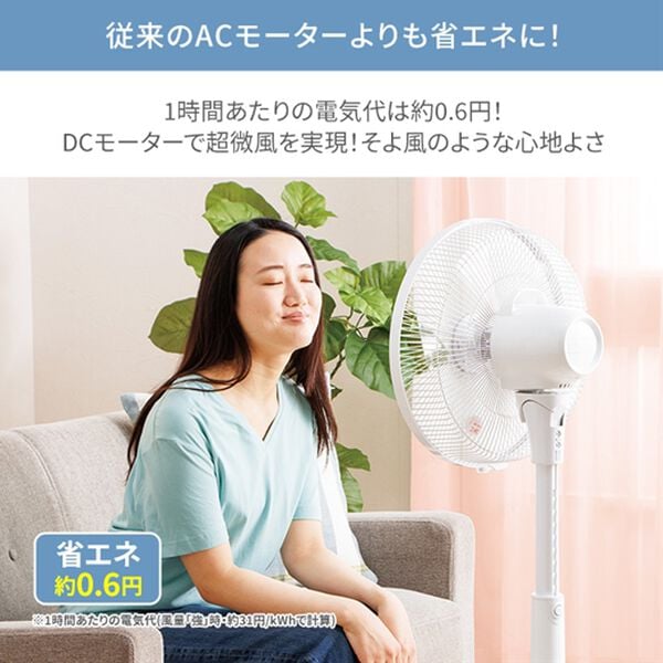 「テクノス　省エネＤＣモーターリビング扇風機（扇風機・サーキュレーター）」｜詳細画像