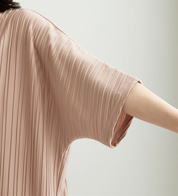 BELLUNA（ベルーナ）の「ゆったり快適プリーツチュニック（チュニック）」｜詳細画像