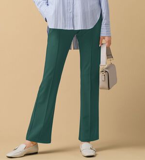 ルフラン（ルフラン）の「優しい肌心地！ラク美パンツ（フルレングスパンツ）」｜グリーン