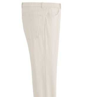 「グーンと伸びる！ひんやり肌心地パンツ（メンズフルレングスパンツ）」｜オフホワイト