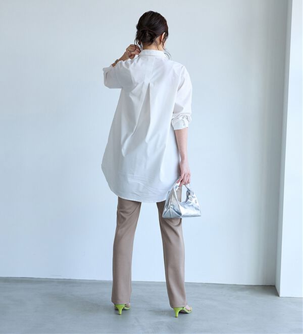 BELLUNA（ベルーナ）の「【選べる股下】ジャストフィットらくらくパンツ（フルレングスパンツ）」｜詳細画像