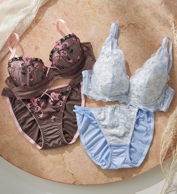 YU'NOW（ユナウ）の「ｔｏ　ｍｅｅブラ＆ショーツ（ブラジャー＆ショーツセット）」｜詳細画像